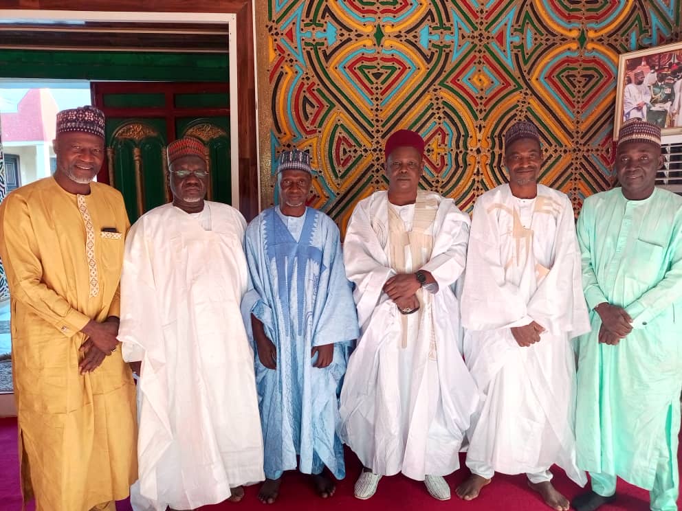 An advocacy visit to the Emir of Biu in his palace