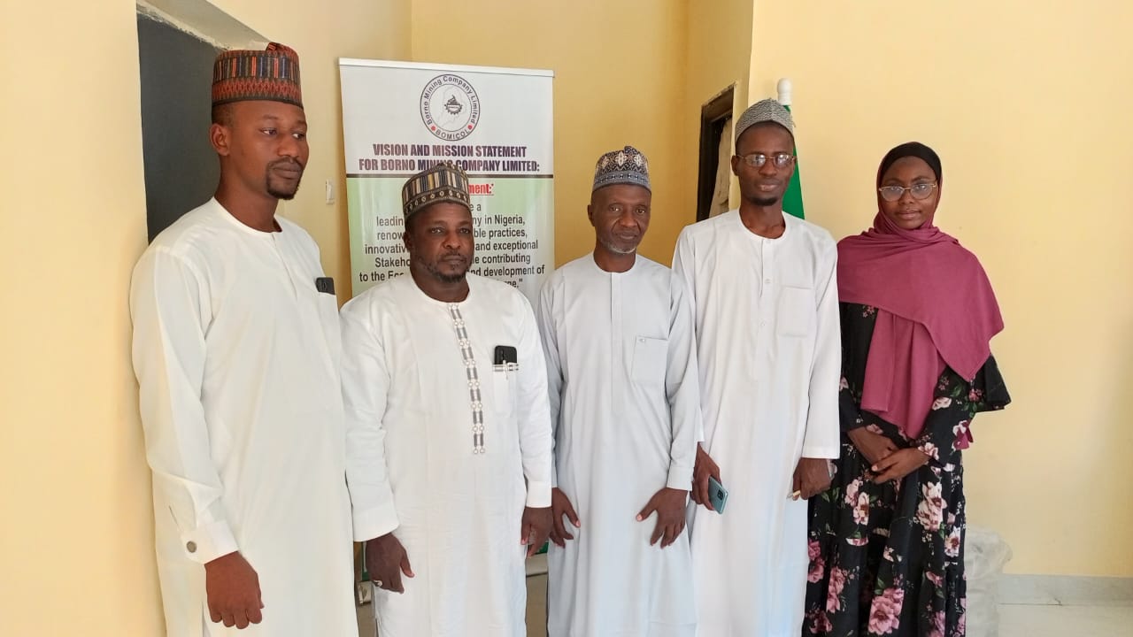 COURTESY VISIT BY STAFF OF RAW MATERIALS RESEARCH AND DEVELOPMENT COUNCIL (RMRDC), MAIDUGURI OFFICE