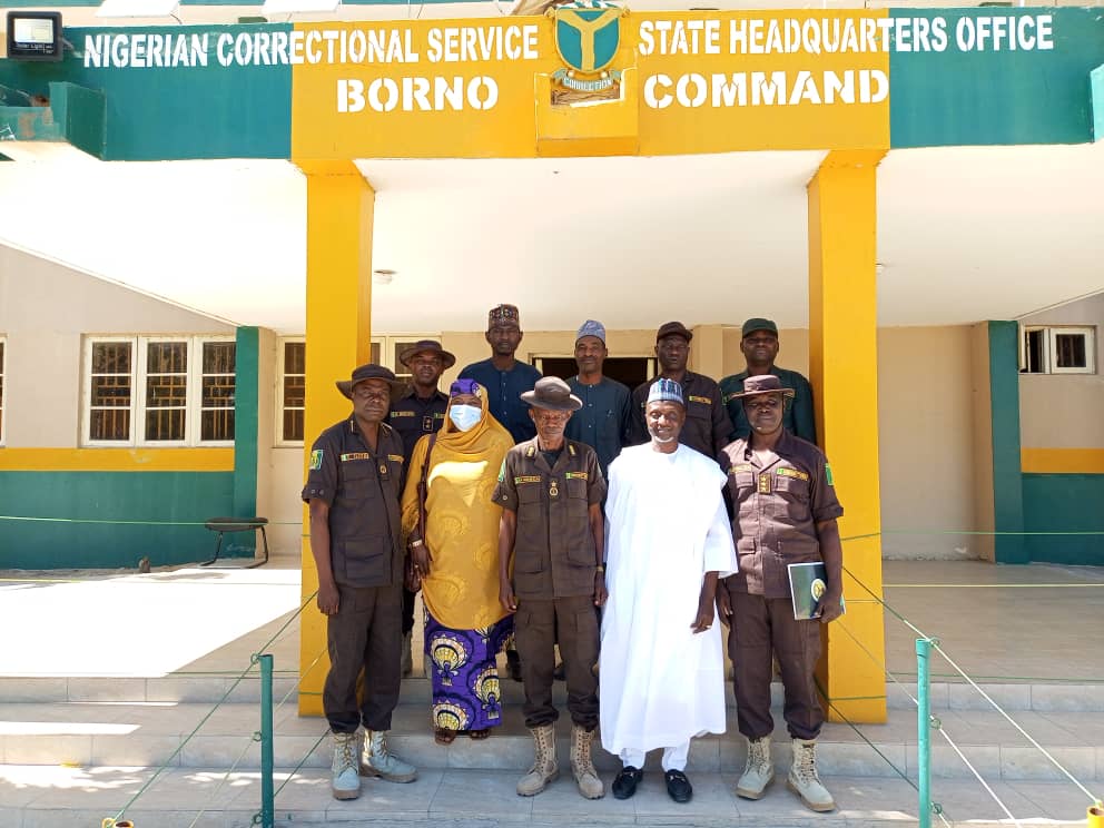 An Advocacy visit to Nigerian Correctional Services Baga Road  Maiduguri by the MD